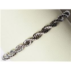#76-STAINLESS STEEL TWISTED STYLE MEN'S BRACELET