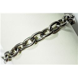 #77-TITANIUM MEN'S CHAIN LINK BRACELET
