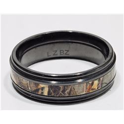 #78-STAINLESS STEEL MEN'S RING