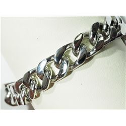 #81-STAINLESS STEEL MEN'S HEAVY CHAIN BRACELET