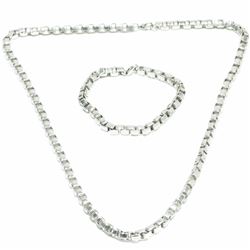 #87-STAINLESS STEEL MEN'S VENETIAN CHAIN &