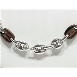 #90-STERLING SILVER MEN'S CHAIN