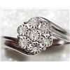 Image 1 : #94-STERLING SILVER 7 DIAMOND RING