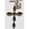 Image 1 : #96-18K YELLOW GOLD SAPPHIRE (0.98CT)