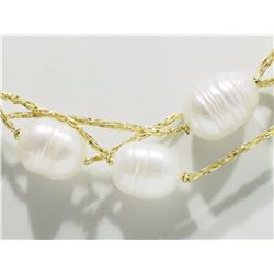 #98-FRESHWATER PEARL ENDLESS NECKLACE