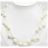 Image 2 : #98-FRESHWATER PEARL ENDLESS NECKLACE