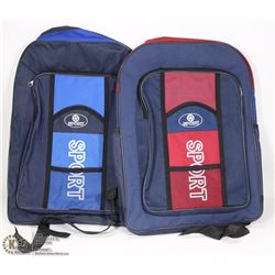 LOT OF TWO SPORT BACKPACKS