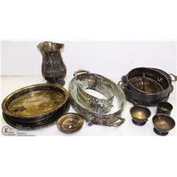 VINTAGE SILVERWARE AND CUPS ETC