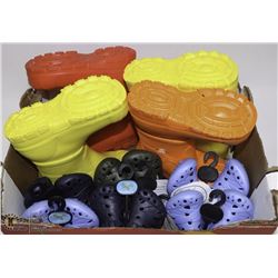 FLAT OF KIDS SIZE SUMMER SHOES