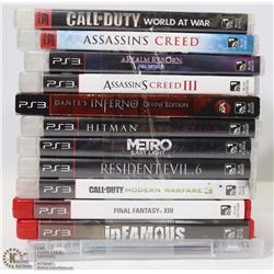 12 PACK PS3 GAMES