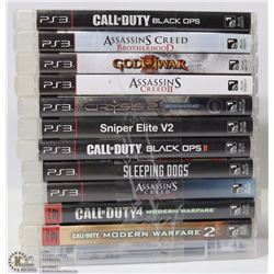 12 PACK PS3 GAMES