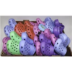 FLAT OF KIDS SIZE SUMMER SHOES
