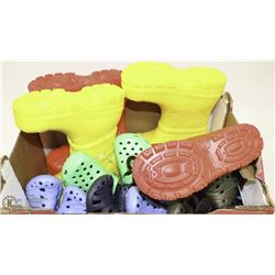 FLAT OF CHILDRENS SUMMER SHOES/BOOTS
