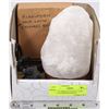 Image 1 : WHITE  HIMALAYAN SALT LAMP AND COLORED BULBS SET