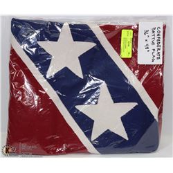 GENUINE HEAVY FABRIC CONFEDERATE BATTLE FLAG