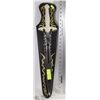 Image 1 : LARGE DECORATIVE DAGGER/SWORD ON WALL PLAQUE