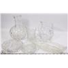 Image 1 : LARGE LOT OF ESTATE CRYSTAL PIECES INCLUDING