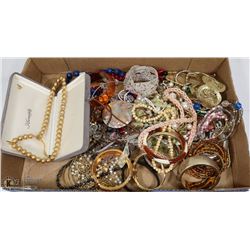 FLAT WITH ASSORTED FASHION  BRACELETS