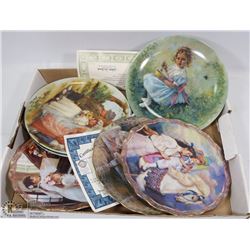 LOT OF 6 RECO COLLECTOR PLATES, INCL 2 SETS OF 3