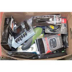 LARGE BOX OF MISC ITEMS SOME NEW
