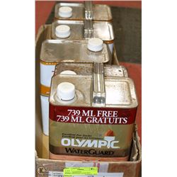 LOT OF ASSORTED  WATERPROOFING STAIN INCL