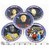 Image 1 : 1992 -5PC COLLECTOR SET OF STAR TREK THE NEXT