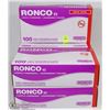 Image 1 : LOT OF 5 BOXES OF RONCO LIGHTLY POWDERED
