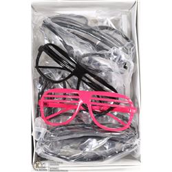 CASE OF FASHION SUNGLASSES WITH NO LENSES