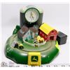 Image 1 : JOHN DEERE FARM SCENE ALARM CLOCK WITH MOVING