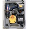 Image 1 : RYOBI 12 VOLT DRILL, INCLUDES 2 BATTERIES &
