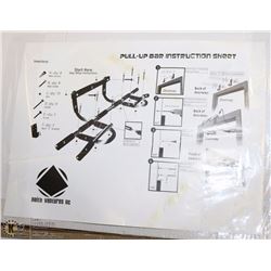 PULL UP BAR EXERCISER WITH INSTRUCTIONS