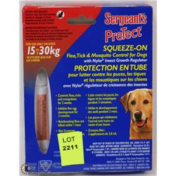 NREE SERGANTS PROTECT SQUEEZE ON FLEA, TICK