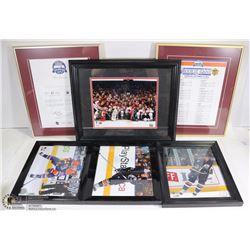 FRAMED OILER ROOKIE ROSTER ( CONNOR MCDAVID)  +