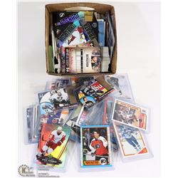 BOX OF ASST COLLECTOR SPORTS CARDS