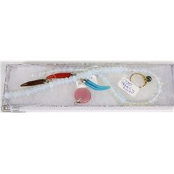 LOT OF JEWELRY INCLUDING PEARL RING,