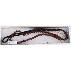 TWO STINGS OF BEADS FOR JEWELRY MAKING