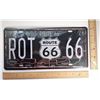 Image 1 : #7 - VINTAGE STYLE ROUTE 66 TIN SIGN