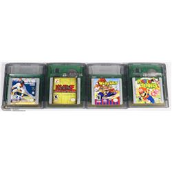 SET OF 4 NINTENDO GAME BOY COLOR