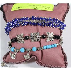 LOT OF (3) BRACELETS