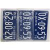 Image 1 : LOT OF 3 ALBERTA 72 LICENSE PLATES