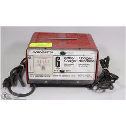 MOTORMASTER 6 AMP BATTERY CHARGER WITH OVERLOAD