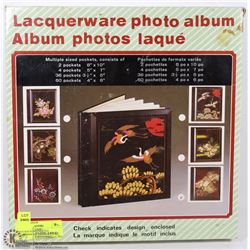VINTAGE HANDCRAFTED LACQUERWARE PHOTO ALBUM