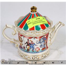 CIRCUS SADLET TEA POT, EDWARDIAN ENTERTAINMENT