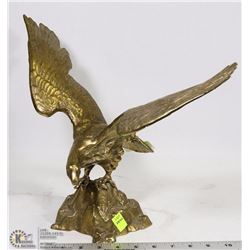SOLID BRASS EAGLE STATUE
