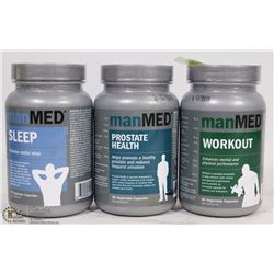 LOT OF 3 MEN MEDS, INCL SLEEP, WORKOUT & PROSTATE