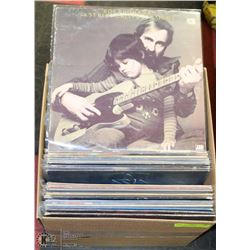 BOX OF 50 LP RECORDS, ALL IN PROTECTIVE PLASTIC
