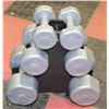 Image 1 : SET OF 6 DUMBBELLS - 10LB, 5LB, 2.5LB ON