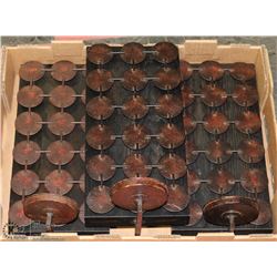 3 LARGE CANDLE HOLDER DECORATIONS