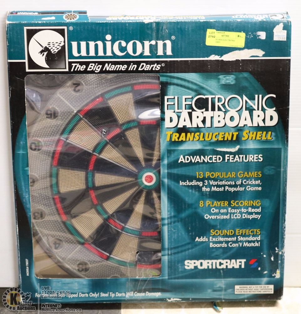 New Unicorn Electronic Dartboard