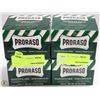 Image 1 : LOT OF 4 TUBS OF PRORASO SHAVING SOAP IN A BOWL